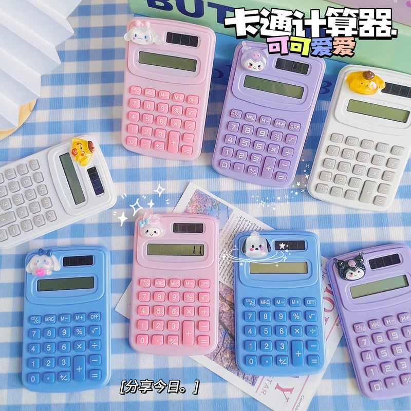 Calculator Cartoon Cute Mini Office Primary School Exam Multifunctional Portable Small Portable Computer - Image 3